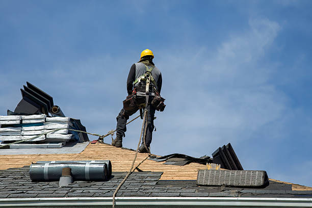 Professional Flat Roof Repair technician working in Aledo, IL